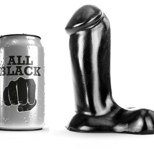ALL BLACK – DILDO REALÍSTICO 14 CM