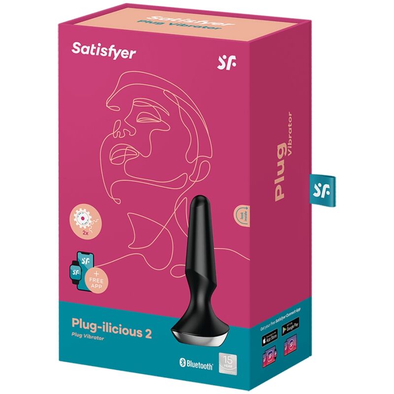 SATISFYER – VIBRADOR PLUG ILICIOUS 2 PLUG PRETO - Image 6