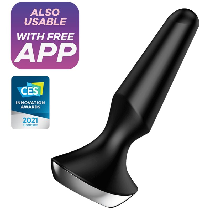 SATISFYER – VIBRADOR PLUG ILICIOUS 2 PLUG PRETO - Image 2