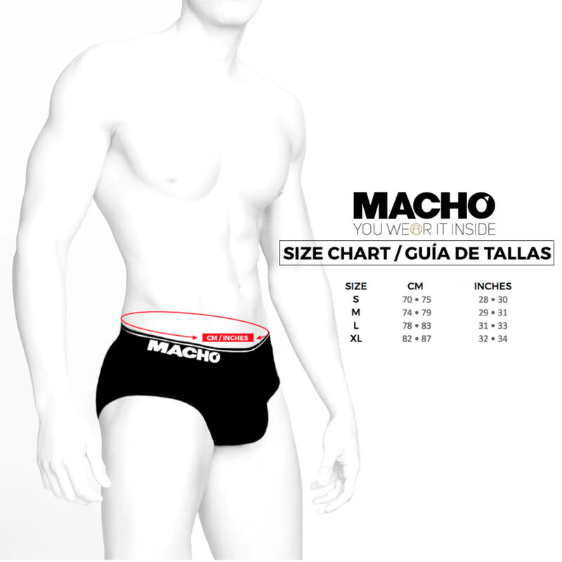 MACHO – MS24A CALZONCILLO BRIEF DARK AMARILLO L - Image 6