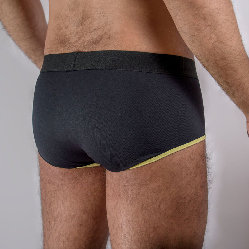 MACHO – MS24A CALZONCILLO BRIEF DARK AMARILLO L - Image 5