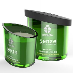 SWEDE – SENZE AROUSING VELA DE MASSAGEM – LIMÃO, PIMENTA, EUCALIPTO