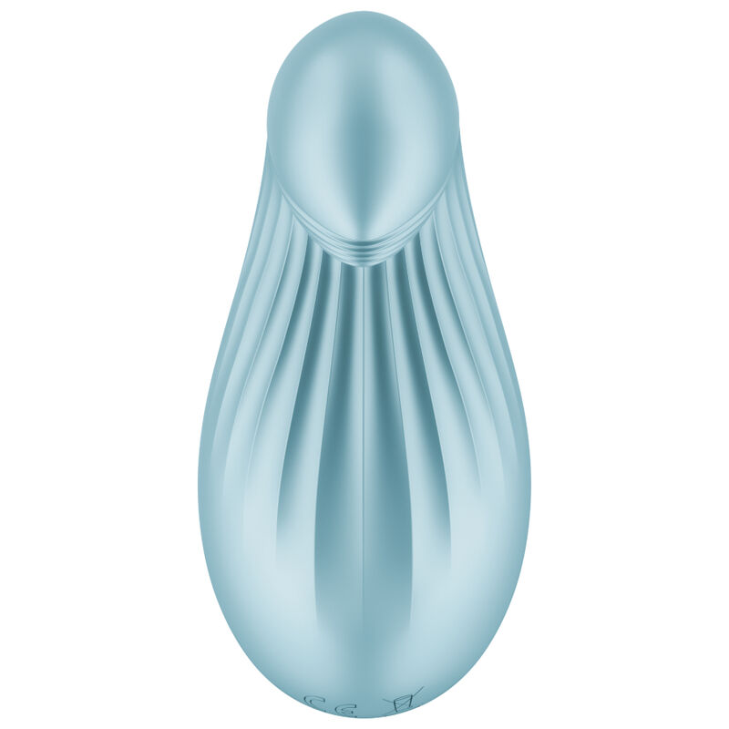 SATISFYER – DIPPING DELIGHT VIBRADOR LAY-ON AZUL - Image 4