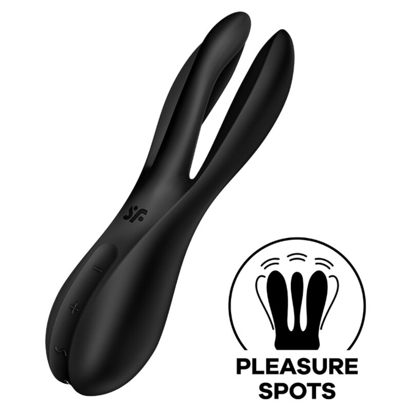 SATISFYER – THREESOME 2 VIBRADOR NEGRO - Image 2