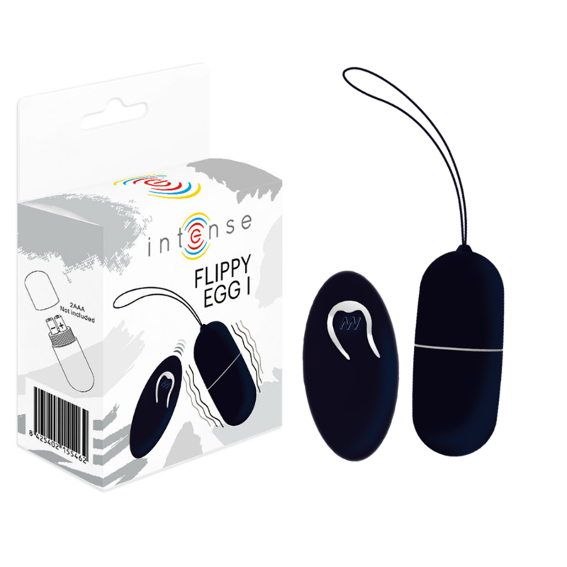 INTENSE – FLIPPY I VIBRATING OGG COM CONTROLE REMOTO PRETO
