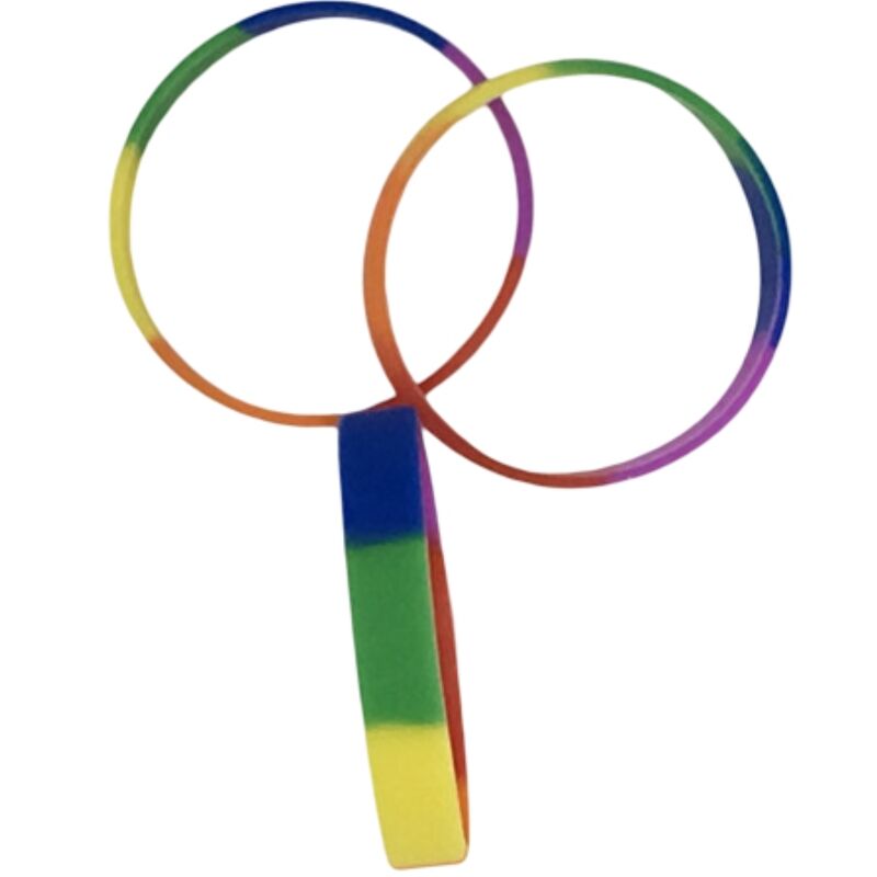 PRIDE – PULSEIRA DE SILICONE BANDEIRA LGBT