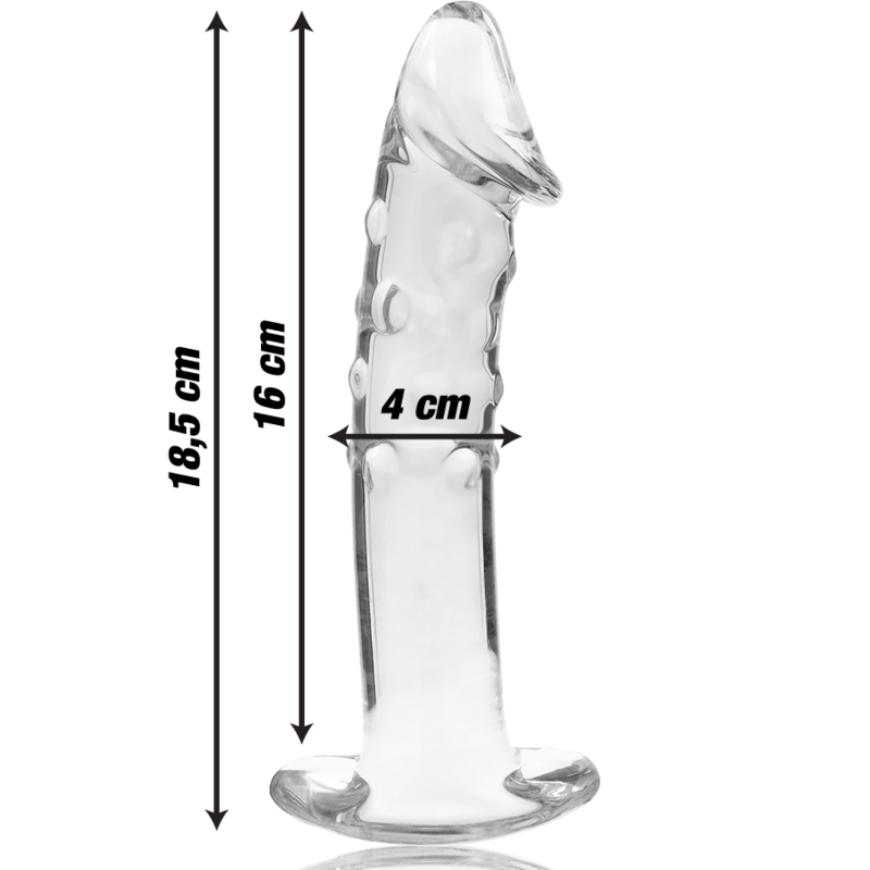 NEBULA SERIES BY IBIZA – MODELO 19 DILDO CRISTAL TRANSPARENTE 18.5 CM -O- 4 CM - Image 5