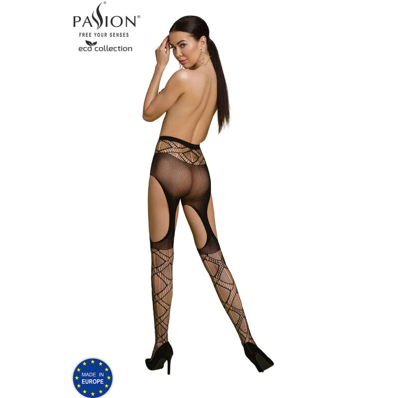 PASSION – ECO COLLECTION BODYSTOCKING ECO S005 NEGRO - Image 3