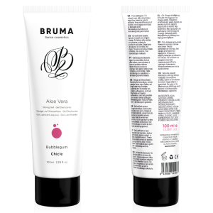 BRUMA – GEL DESLIZANTE DE ALOE VERA SABOR BUBBLEGUM 100 ML