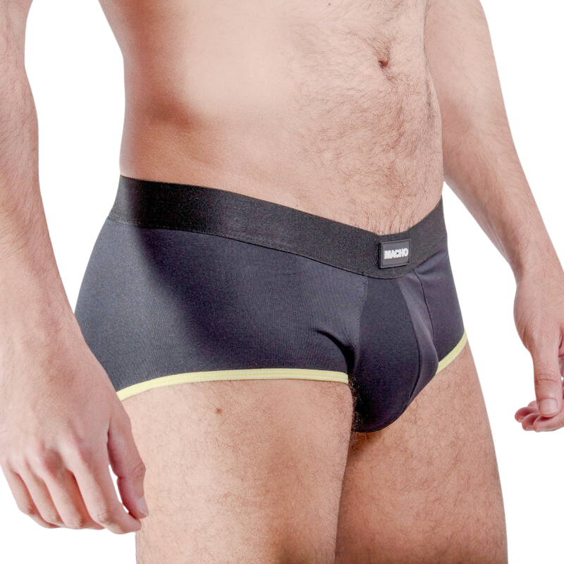MACHO – MS24A CALZONCILLO BRIEF DARK AMARILLO L - Image 2