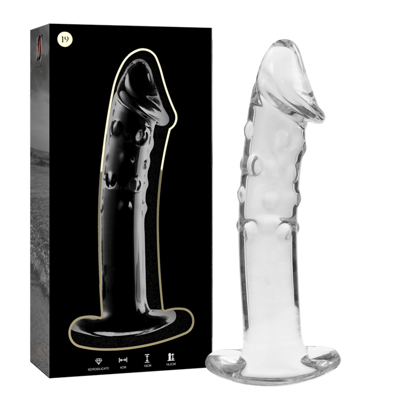 NEBULA SERIES BY IBIZA – MODELO 19 DILDO CRISTAL TRANSPARENTE 18.5 CM -O- 4 CM - Image 3