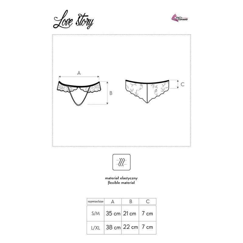 LIVCO CORSETTI FASHION – LOVE STORY LC 90679 PANTY NEGRO - Image 6