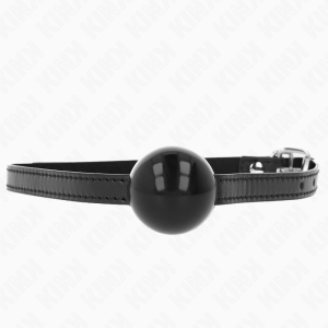 KINK – BOLA SIMPLES PRETA MORDAÇA 4 CM 65 x 1,5 CM