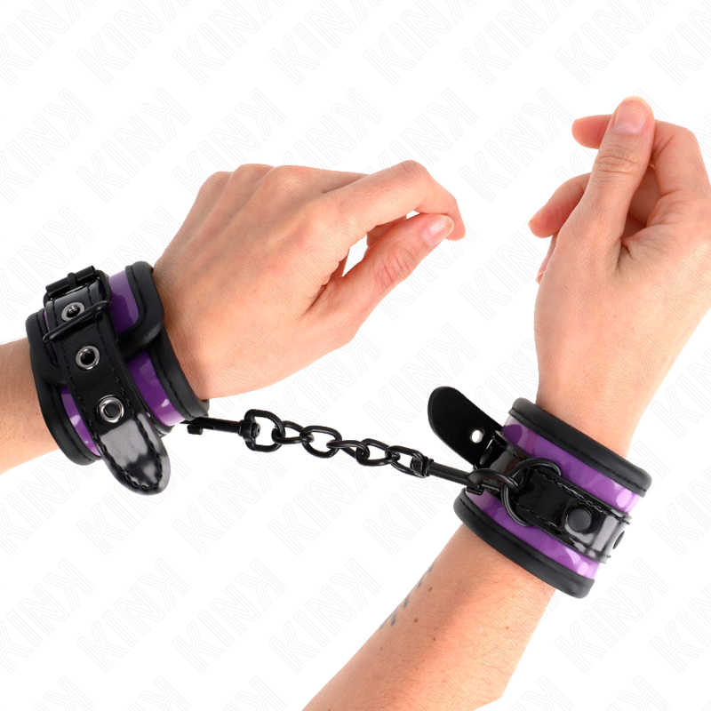 KINK – PUNHOS DE NEOPRENE ROXO CLARO AJUSTÁVEIS 21-28 CM X 5 CM - Image 4