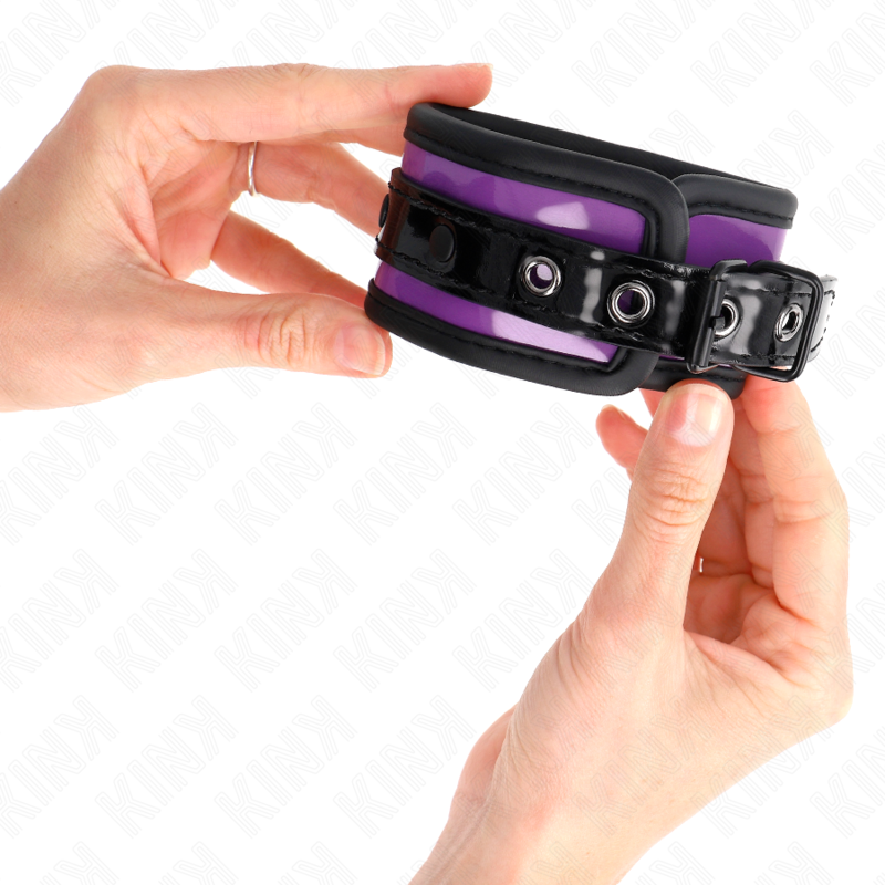 KINK – PUNHOS DE NEOPRENE ROXO CLARO AJUSTÁVEIS 21-28 CM X 5 CM - Image 5