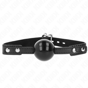 KINK – BOLA TPE MACIA 4 CM GAG MODELO 3 60 x 2 CM AJUSTÁVEL 37-52 CM