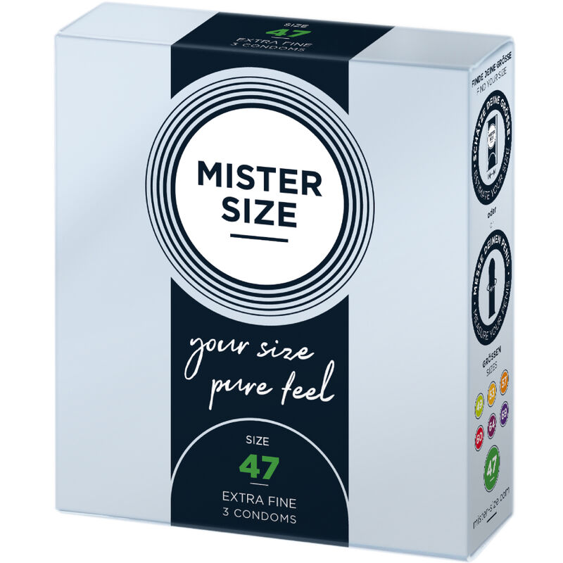 MISTER SIZE – PRESERVATIVOS TAMANHO XS 47 MM (3 UNIDADES) - Image 3