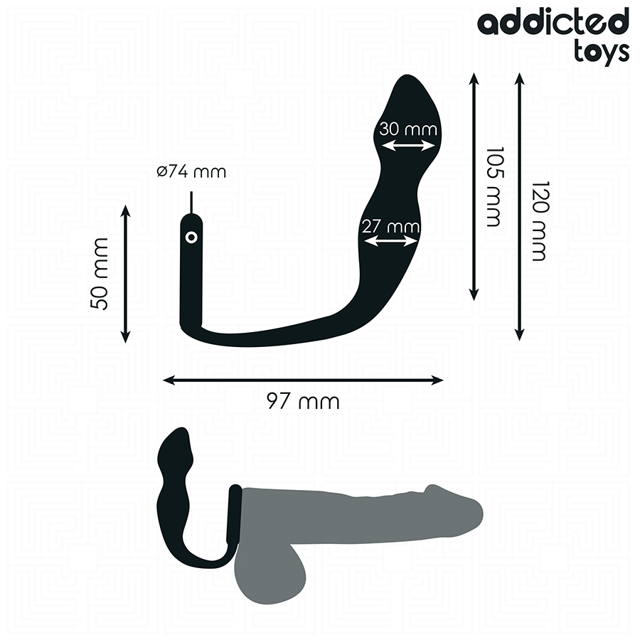 ADDICTED TOYS – PLUG ANAL COM ANEL MODELO 2 - Image 5