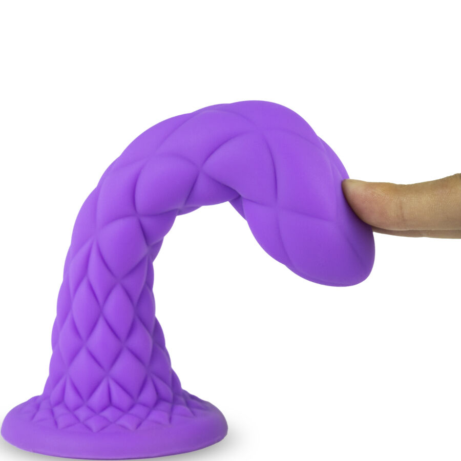 SILEXD – DREAMY DILDO FANTASY SILICONA LIQUIDA TERMOREACTIVO VIOLETA 18.5 CM - Image 5