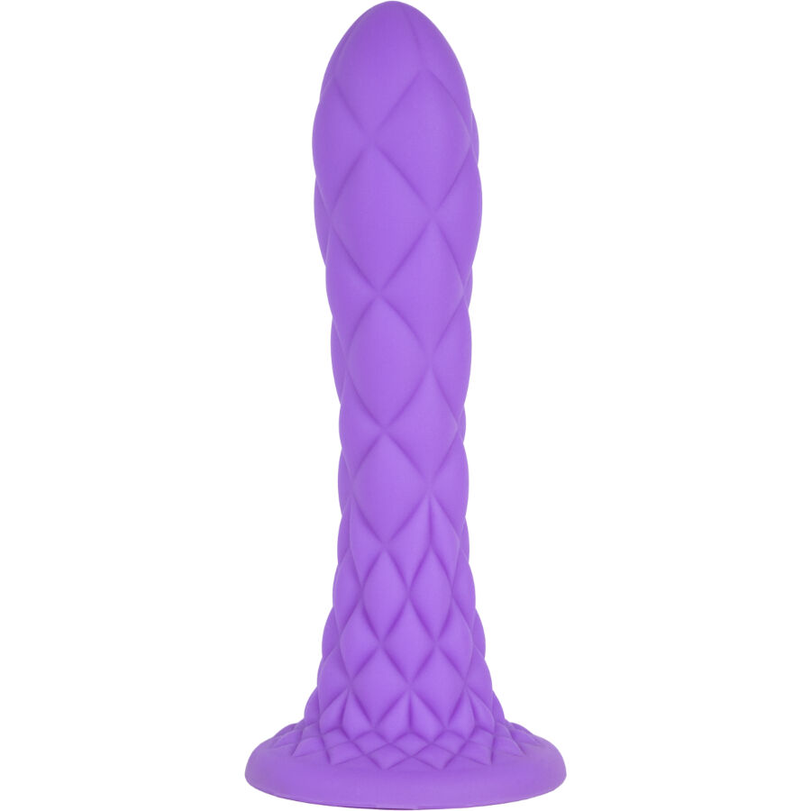 SILEXD – DREAMY DILDO FANTASY SILICONA LIQUIDA TERMOREACTIVO VIOLETA 18.5 CM - Image 2