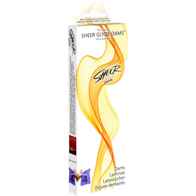 SHEER GLYDE – DAMS LAMINAS LÁTEX SEXO ORAL AMOROS SELVAGENS - Image 2