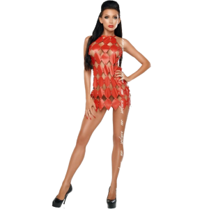 ME-SEDUCE – GWEN VESTIDO ESPALDA DESCUBIERTA ROJO L/XL