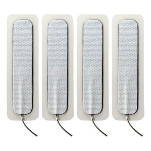 ELECTRASTIM – 4 X ALMOFADAS AUTO ADESIVAS LONGAS 1.5CM X 7.5CM
