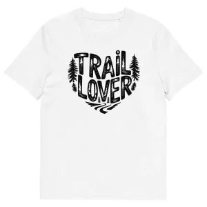 T-shirt "Trail Lover" para amantes da natureza - Estampa com árvores e design inspirador para aventuras ao ar livre!
